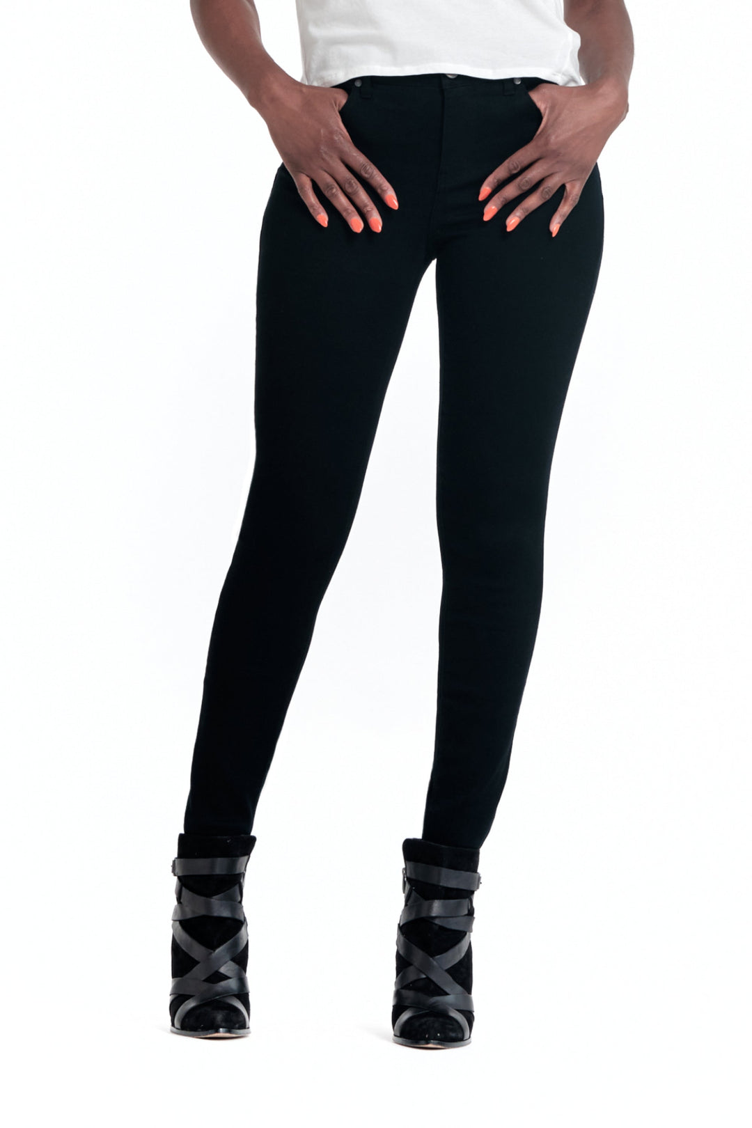 Tall 35" Butter Skinny in Black