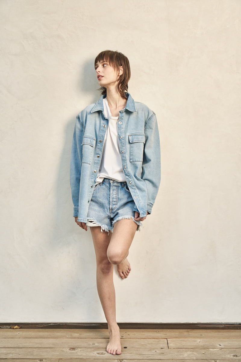 Guinnevere Denim Shirt Jacket