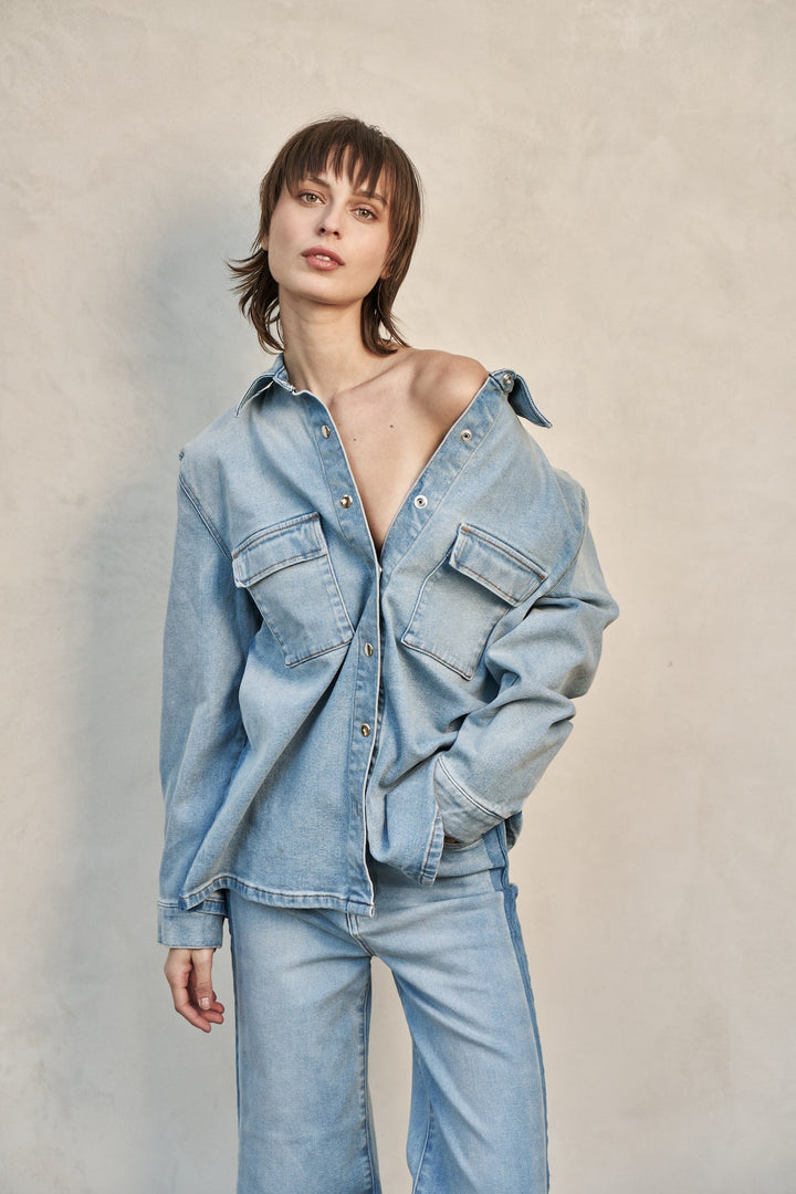 Guinnevere Denim Shirt Jacket