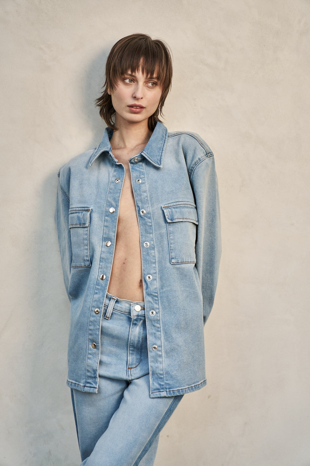 Guinnevere Denim Shirt Jacket