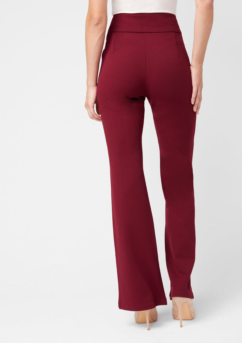 Tall Stanton Flare Pants - Burgundy