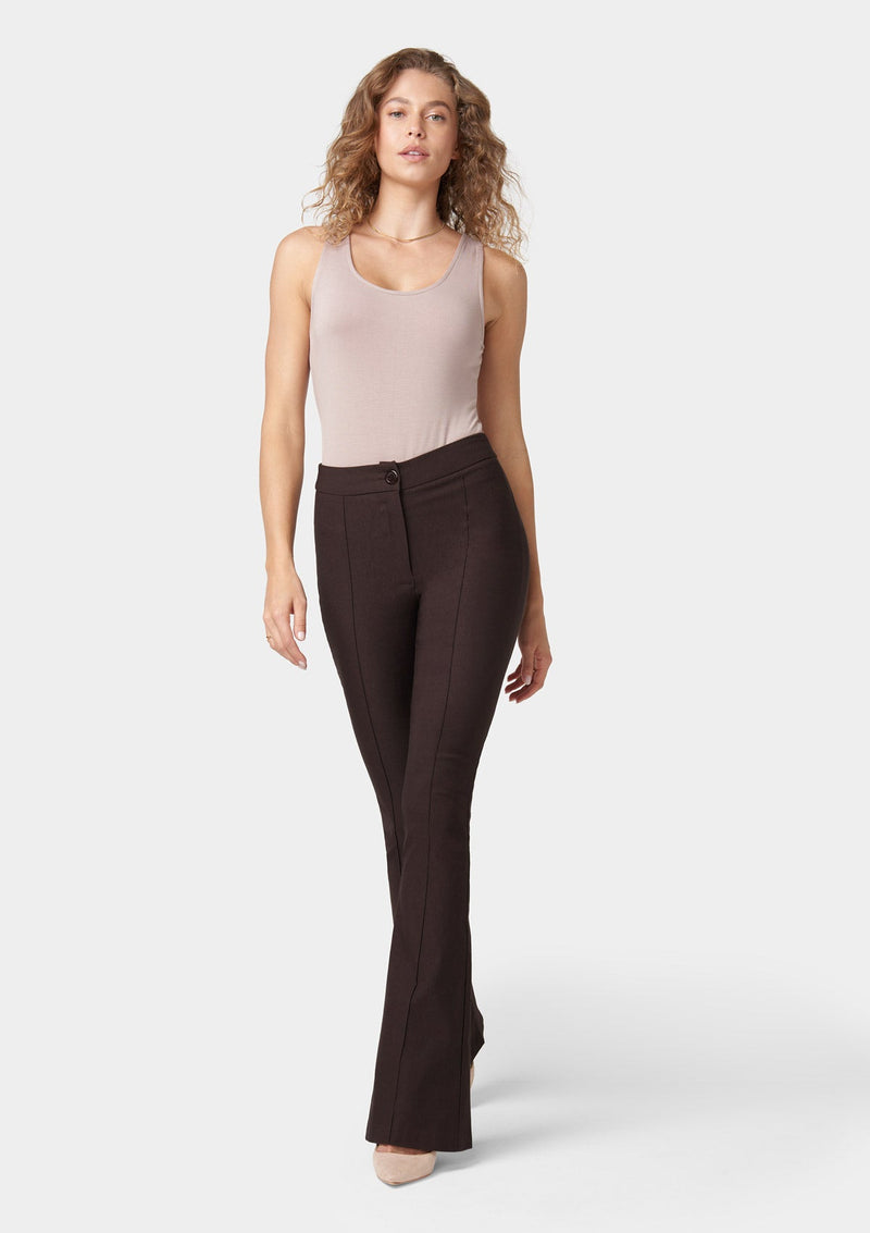 Tall High Waist Flare Dress Pants