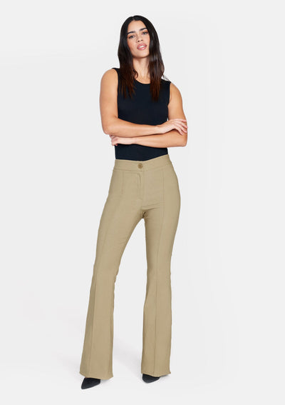 Tall High Waist Flare Dress Pants