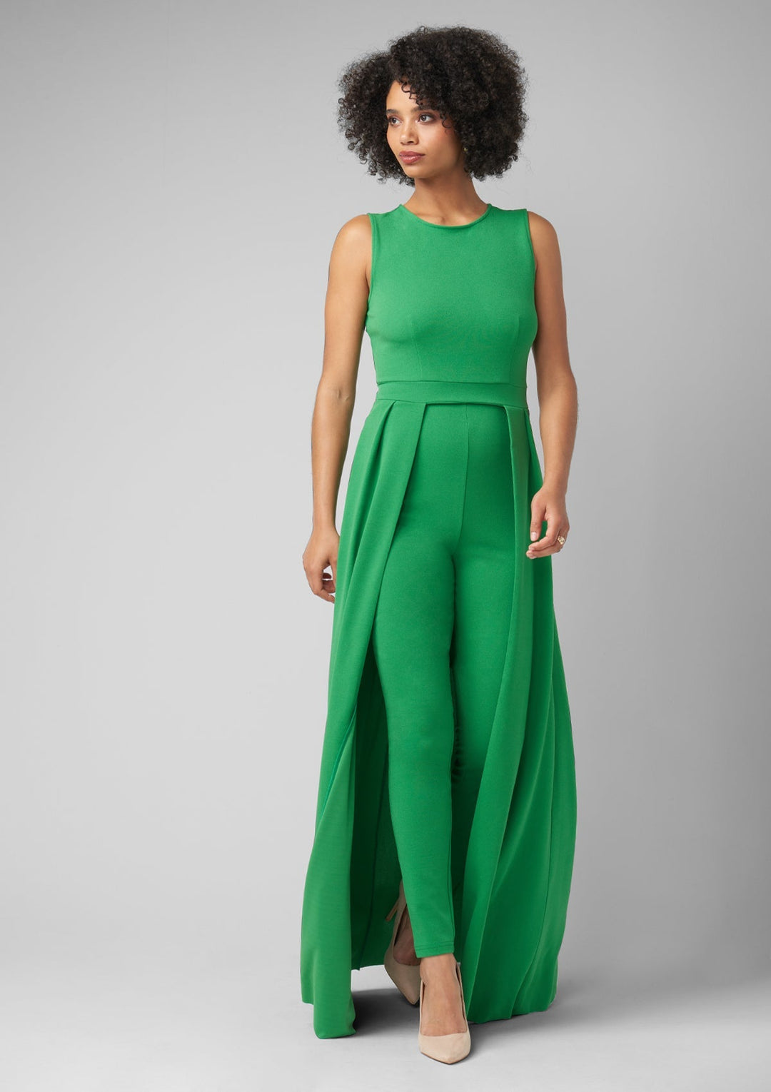 Tall Milan Jumpsuit With Skirt Overlay