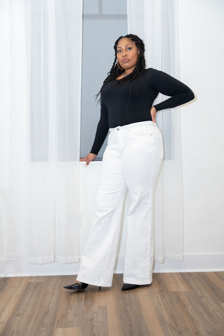 The 90's Tall Boyfriend Jeans - White