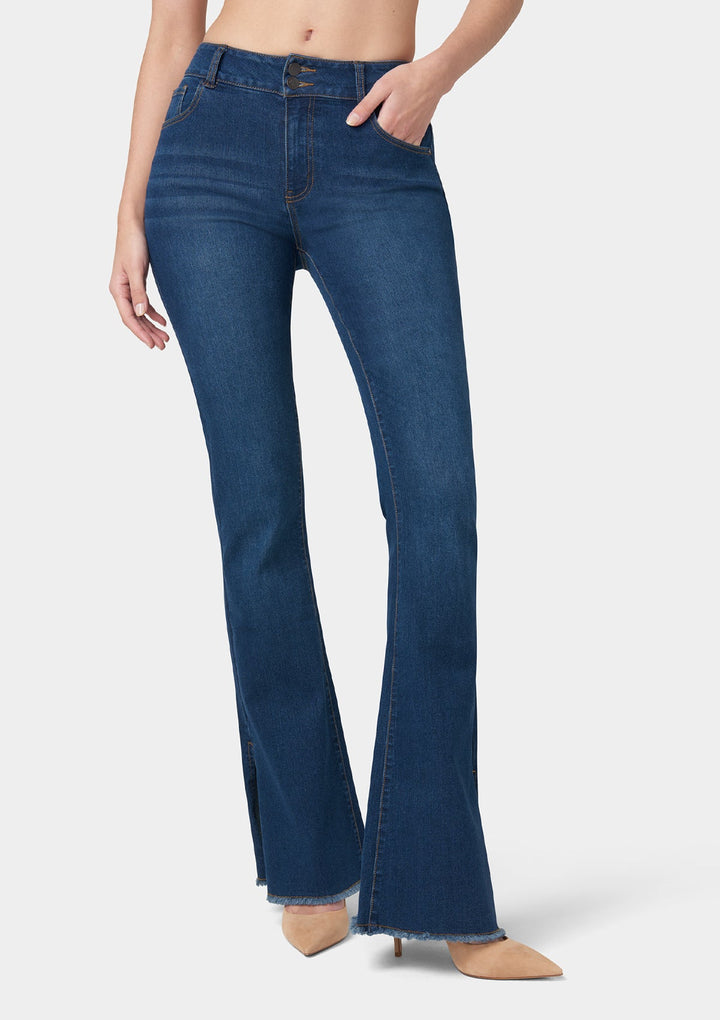 Tall Olivia Flare Jeans With Slit