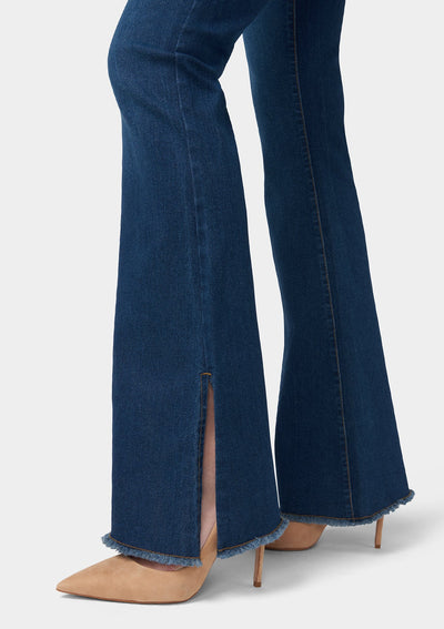 Tall Olivia Flare Jeans With Slit