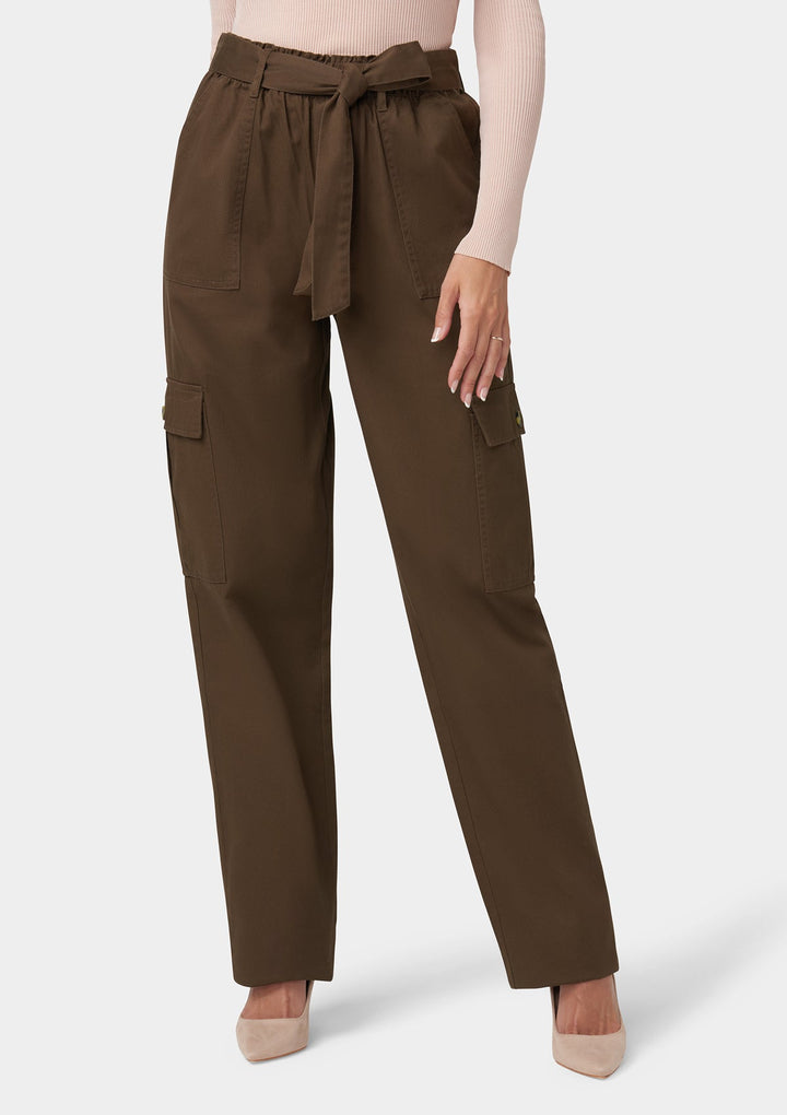 Brooklyn Cargo Pants with Tie