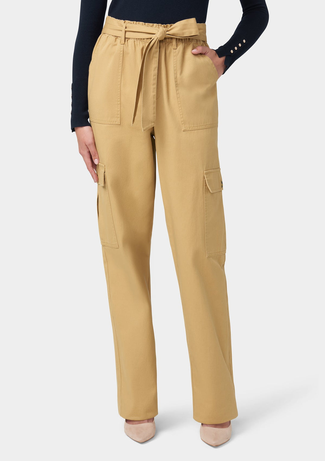 Brooklyn Cargo Pants with Tie