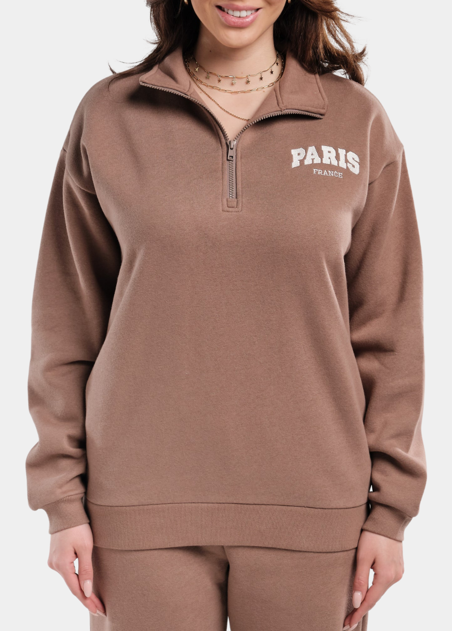 Premium Tall Women's Quarter Zip Sweatshirt