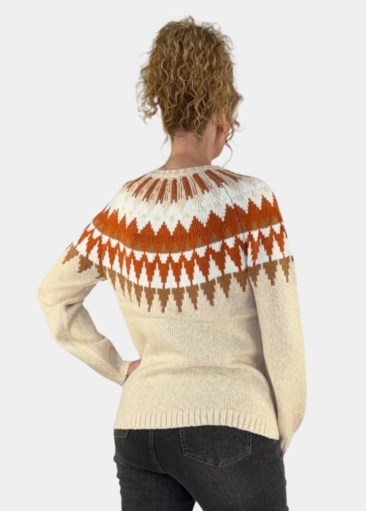 Intarsia Tall Sweater