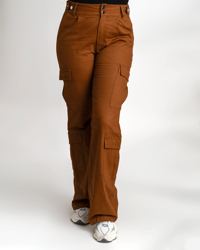 Tall Girl Cargos Rust