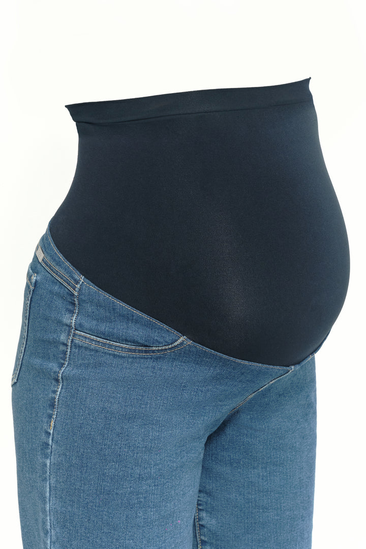 Maternity 34" Baggy Straight Leg Jean in Iman