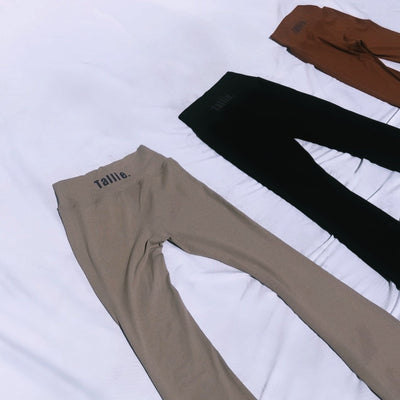 Brown Flare Legging