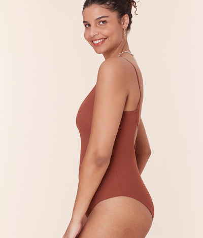 The Jetties One Piece - Eco Nylon - Sequoia - Long Torso