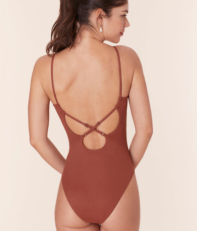 The Jetties One Piece - Eco Nylon - Sequoia - Long Torso