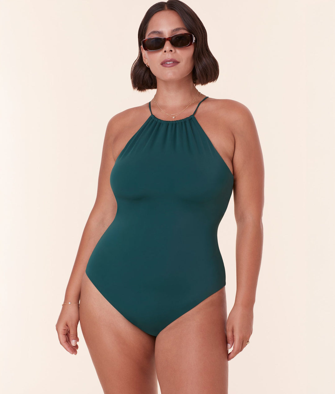 The Saidia One Piece - Eco Nylon - Cascade - Long Torso