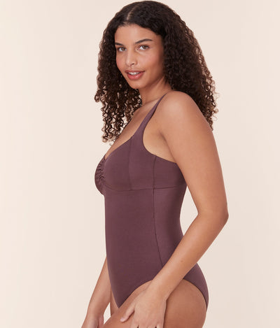 The Nadi One Piece - Satin - Licorice - Long Torso