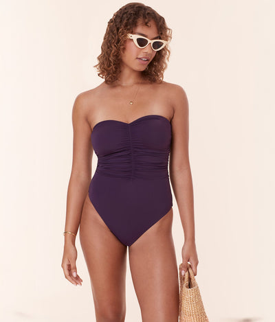 The Pana One Piece - Eco Nylon - Acai - Long Torso