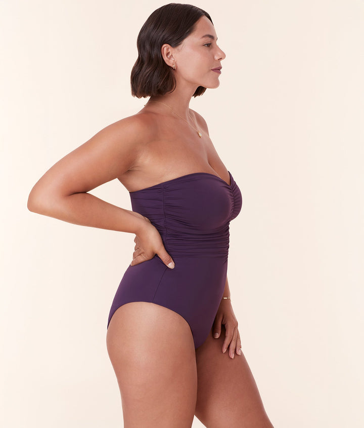 The Pana One Piece - Eco Nylon - Acai - Long Torso