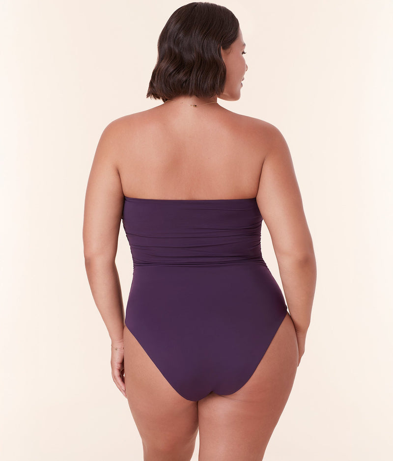 The Pana One Piece - Eco Nylon - Acai - Long Torso