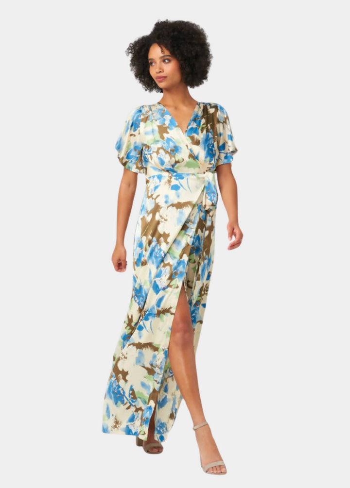 Tall Vera Silky Floral Maxi Dress