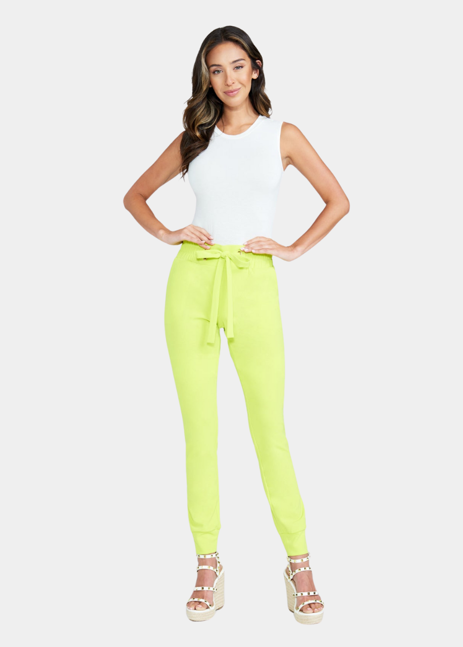 Tall Tianna Tie Waist Crepe Joggers