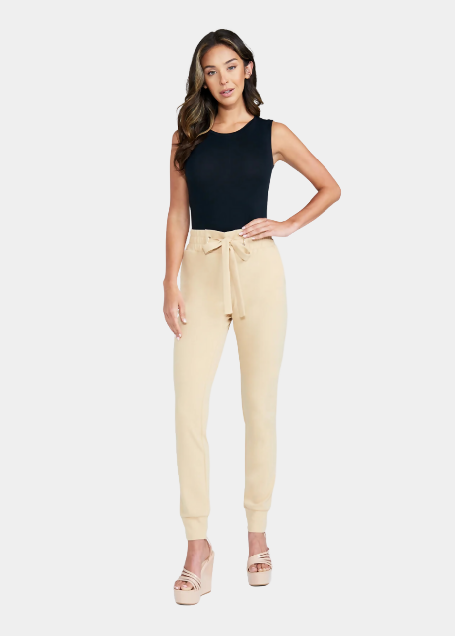 Tall Tianna Tie Waist Crepe Joggers