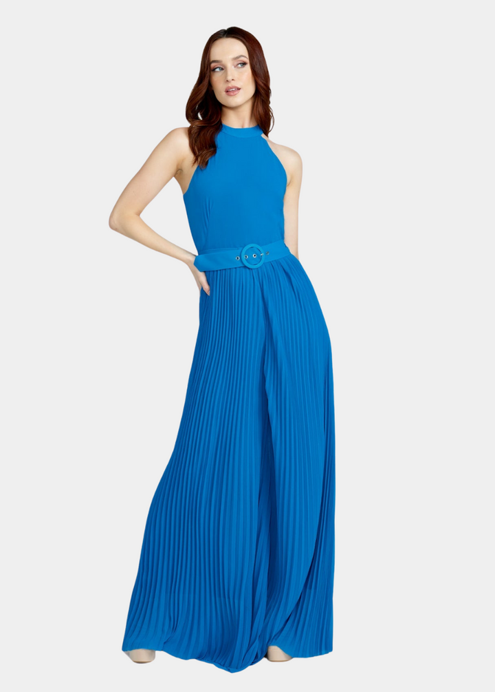 Tall Zandaya Pleated Wide Leg Jumpsuit