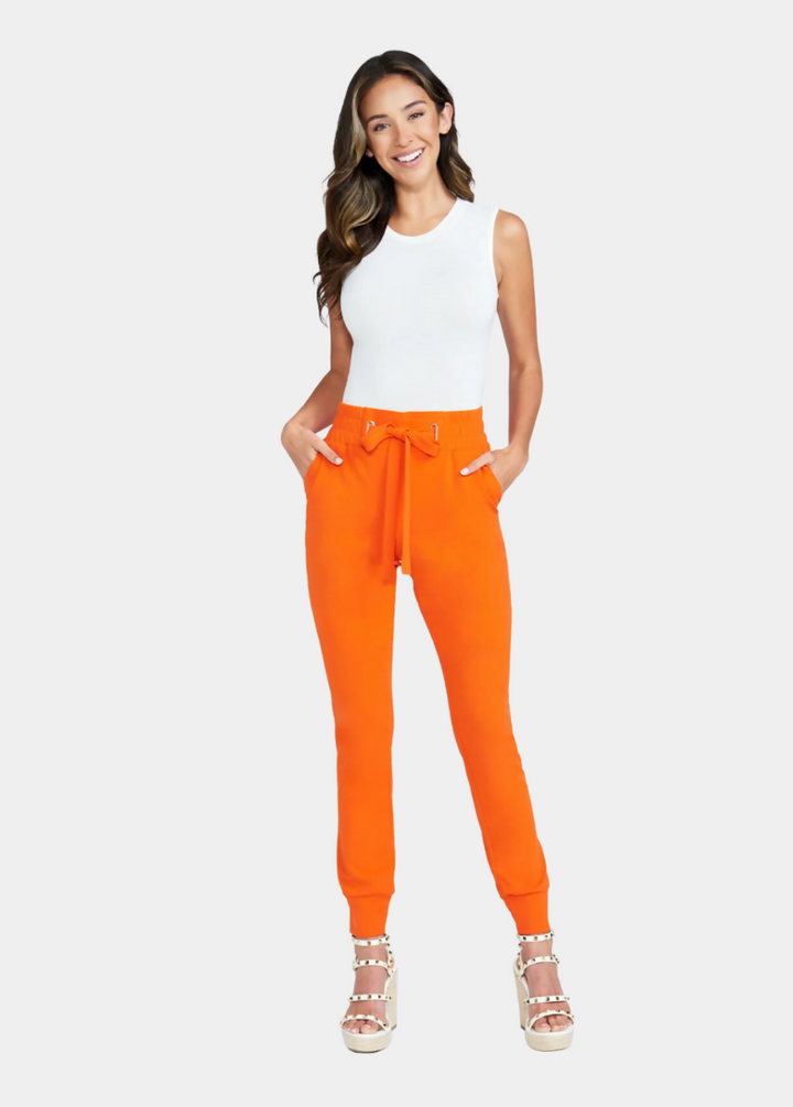 Tall Tianna Tie Waist Crepe Joggers