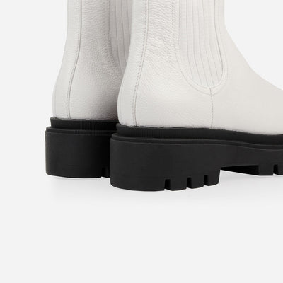 The Alpine Chelsea Boot White