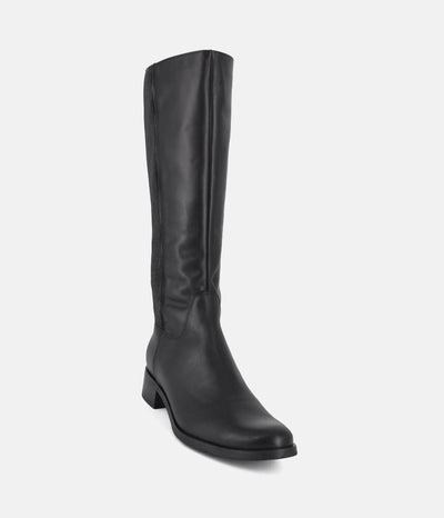 Bioeco Premium Black Leather Long Boots