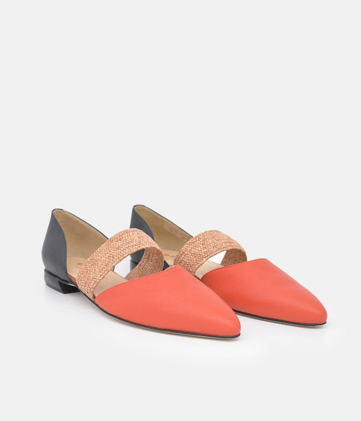 BRUNATE Chic Cut Out Flats