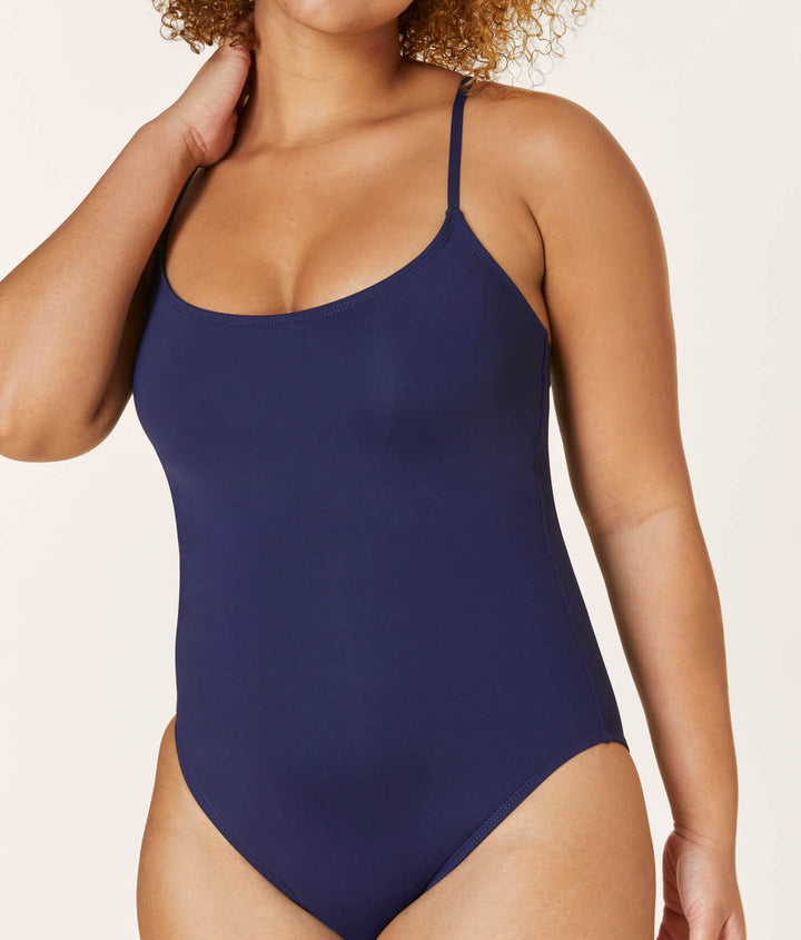 The Amalfi One Piece - Flat - Navy - Long Torso