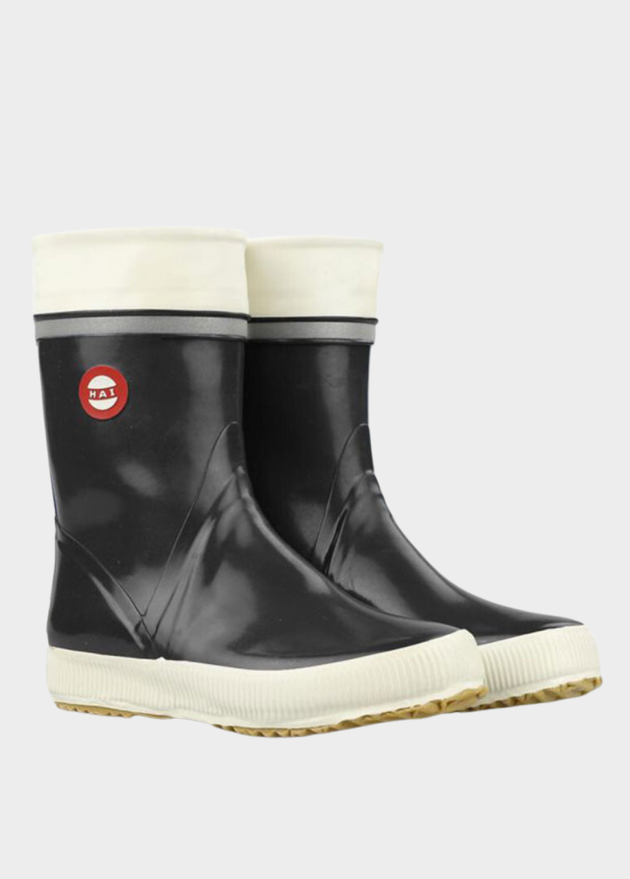 Stylish HAI Black Rubber Boots