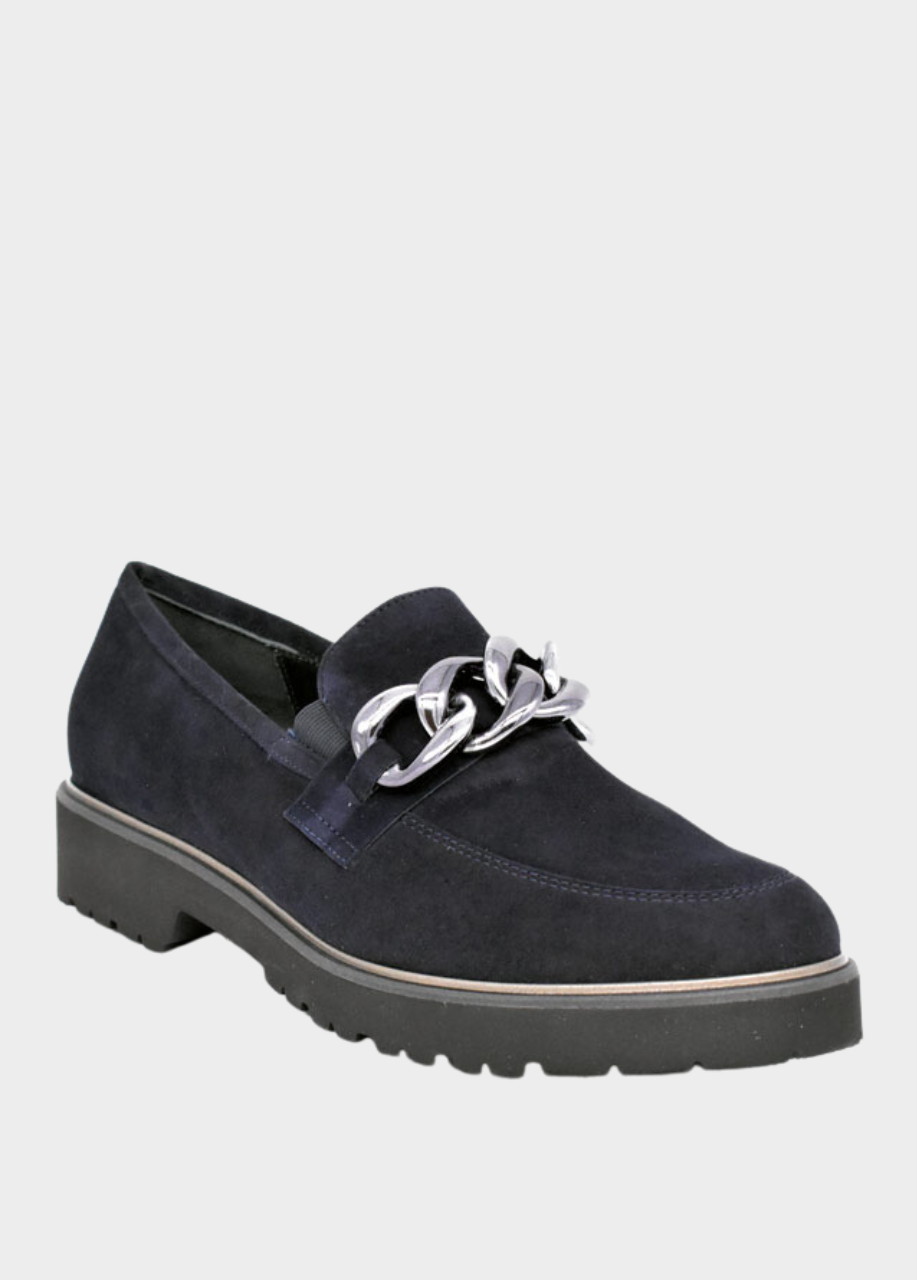 Semler Premium Midnight Blue Suede Loafers