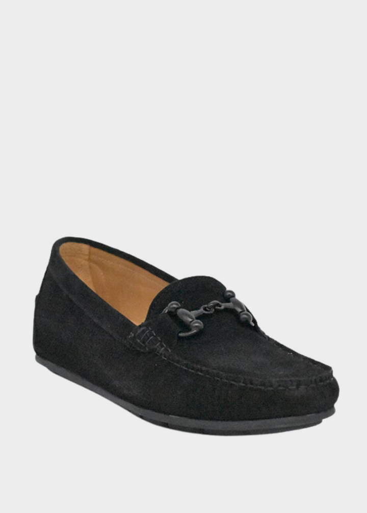 Vittoria Mengoni Plush Black Loafers