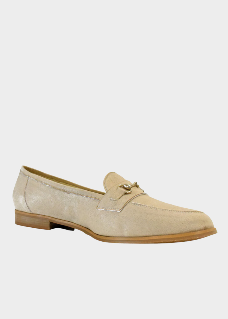 Cinderella Vegan Shoes - Stylish Beige Loafers