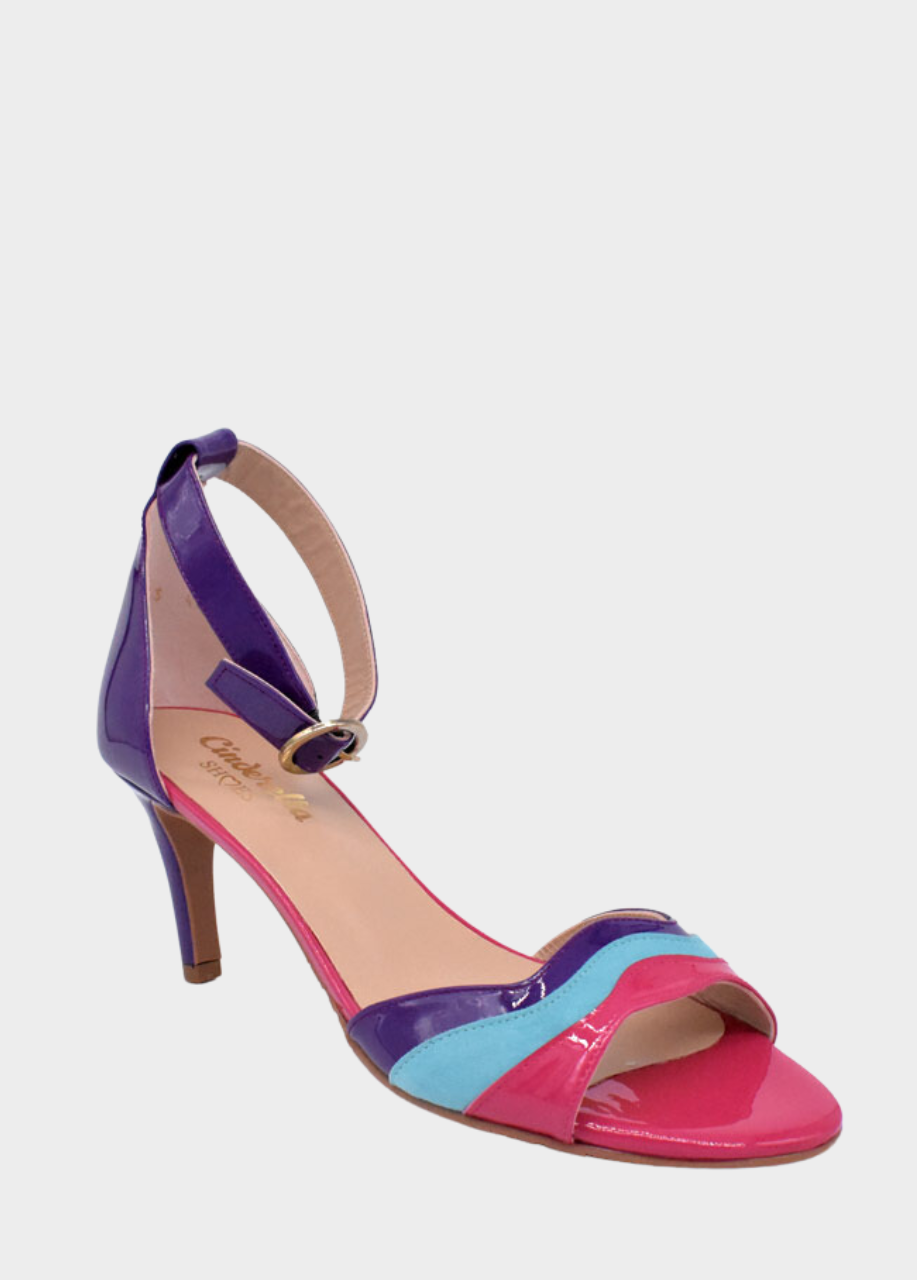 Gorgeous Cinderella Color Pop Ankle Strap Sandals