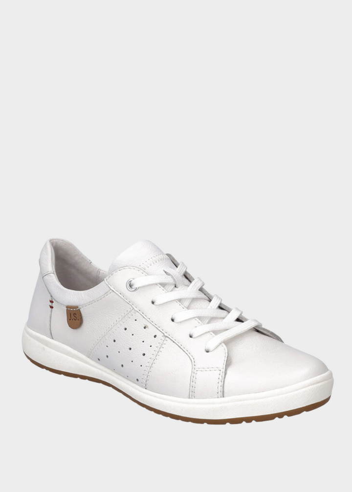 Josef Seibel Casual White Leather Trainer