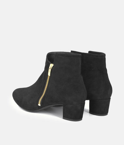 Cinderella Shoes Classic Block Heel Ankle Boots