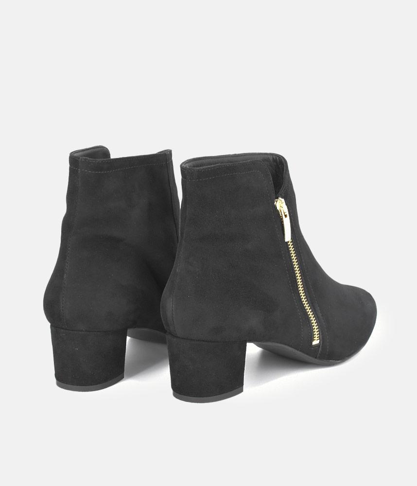 Cinderella Shoes Classic Block Heel Ankle Boots