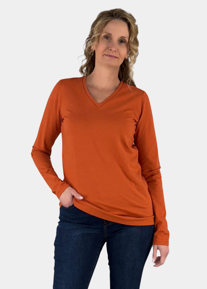 Cotton Long Sleeve Tall Tee