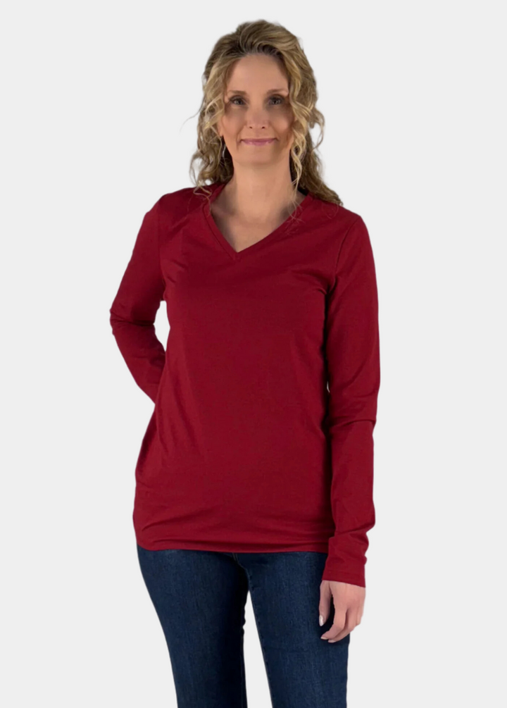 Cotton Long Sleeve Tall Tee