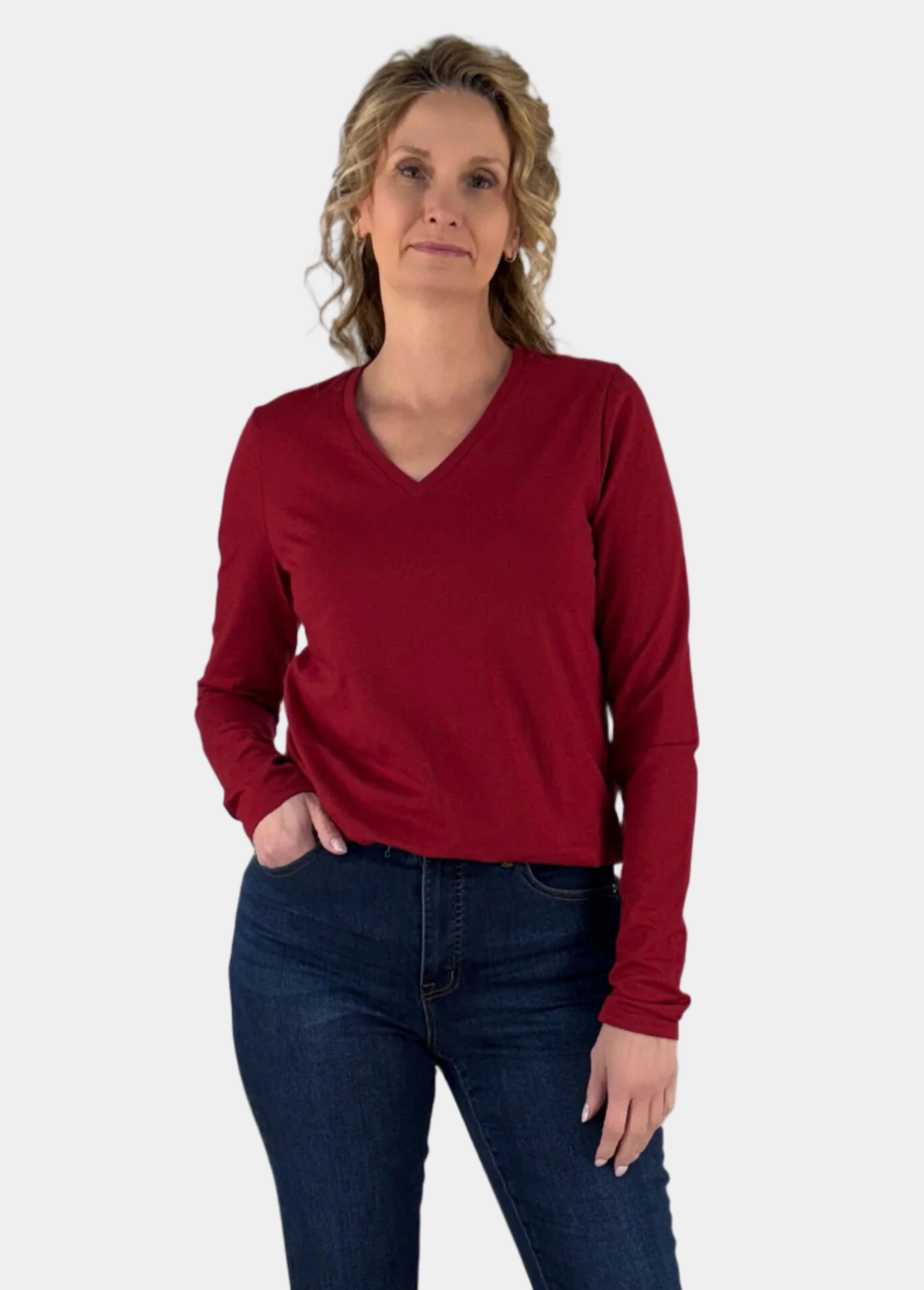 Cotton Long Sleeve Tall Tee