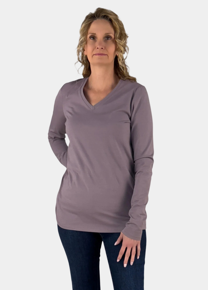 Cotton Long Sleeve Tall Tee