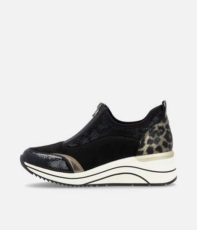 Remonte Super Stylish Front Zip Wedge Trainers