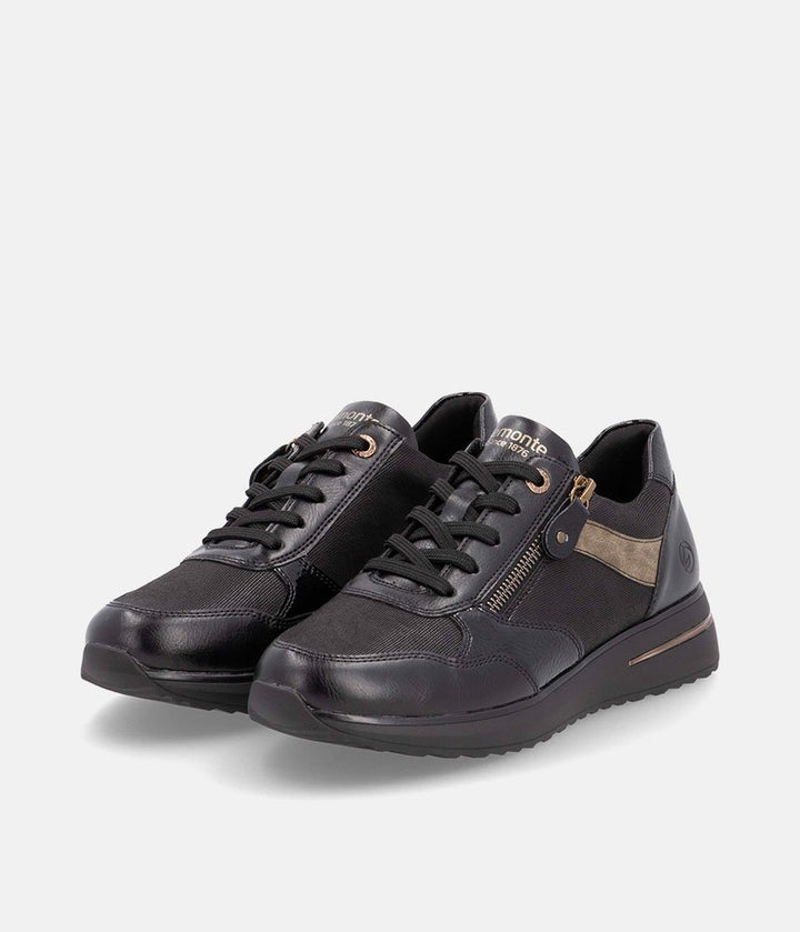 Remonte Casual Black Combi Sneaker