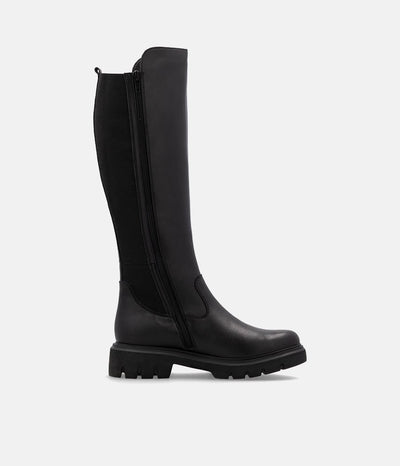 Remonte Vario Fit Long Black Leather Boots