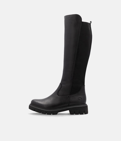 Remonte Vario Fit Long Black Leather Boots